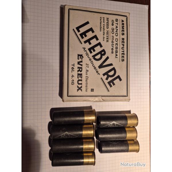 Cartouches cal 16 chevrotines