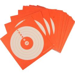 CIBLES 10X10 ROUGE X100 - COURT