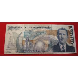 Mexique, billet de 10000 pesos 1991 TTB