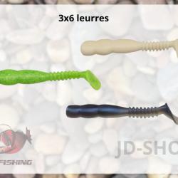 Pack 18 Leurres Souples Shad 95mm - S&eacute;lection Sandre & Brochet - JD-SHOP