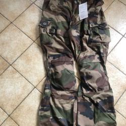 Pantalon grande taille avec bretelles 100long