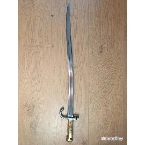 Ba�onnette Chassepot 1873