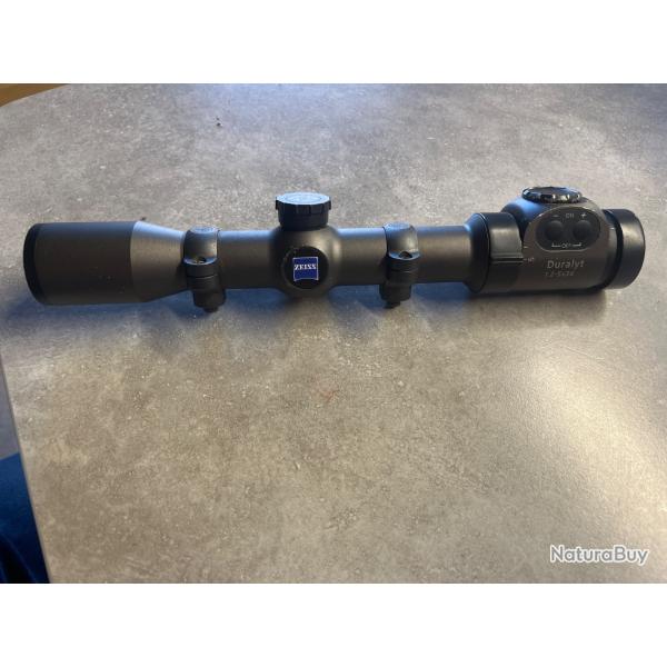 Zeiss duralyt 1,2-5x36  prix 850 � a bien v�cu mais fait encore le  djob