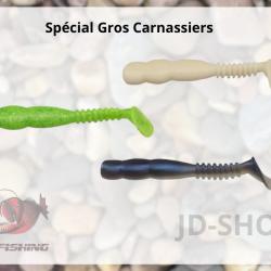 Pack 18 Leurres Souples Shad 115mm - Sp&eacute;cial Gros Carnassiers - JD-SHOP