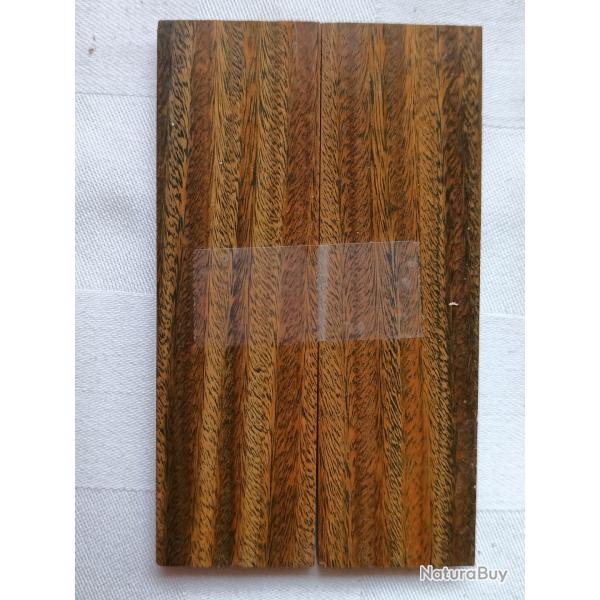 Rare ! Plaquettes bois de Bulnesia pour coutellerie