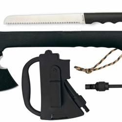 32654 - Hache tactique Albainox. allume-feu et scie