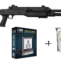 Pack de Noel r&eacute;plique spring STF12 Compact 11" + billes + cible 0,7J