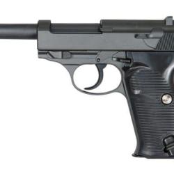 R&eacute;plique pistolet &agrave; ressort Galaxy G21 P38 full metal 0,5J