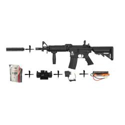 Pack de Noel replique AEG avec point rouge et silencieux  1J