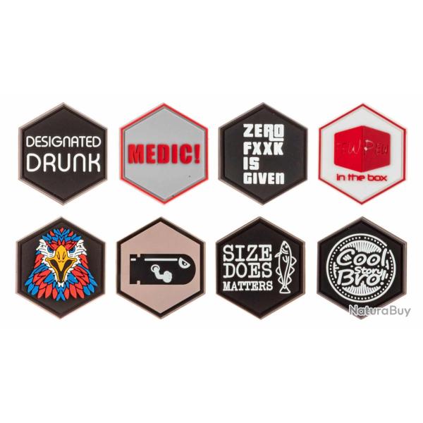 Lot de 10 patchs al�atoires