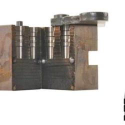 Moule &agrave; balle Semi WadCutter double cavit&eacute; Lyman pour calibre arme de poing .357 Mag, 0.358, 170