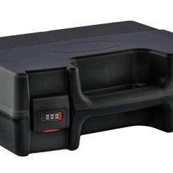 Malette noire pour armes de poing avec fermeture &agrave; code