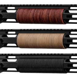 Garde main HERA ARMS AR15/M4 M-LOK 12'' - CUIR Noir