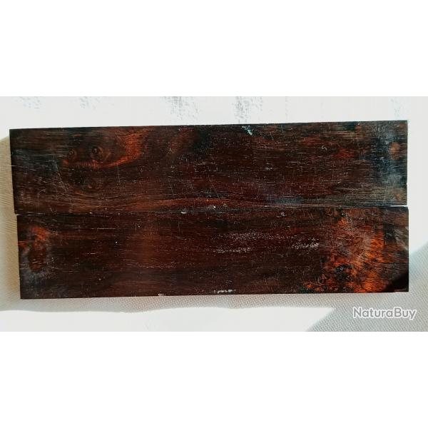 Plaquettes bois d'�b�ne pour coutellerie (superbes)