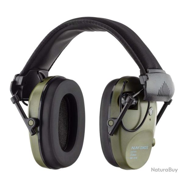 Casque antibruit �lectronique NUM'AXES CAS1034 Kaki