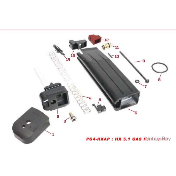 Pi�ces origine pour chargeurs gaz s�rie HX