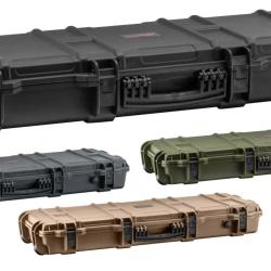 Mallette armes longues mousse pr&eacute;d&eacute;coup&eacute;e