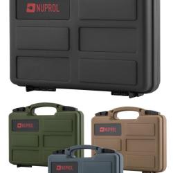 Mallette pour arme de poing mousse pr&eacute;d&eacute;coup&eacute;e