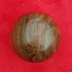 Boule bois noyer vein&eacute; 30