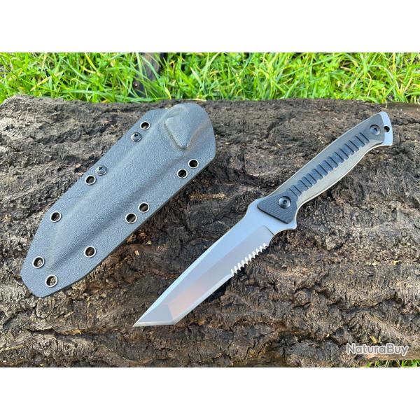 Tanto tactique D2 avec �tui Kydex