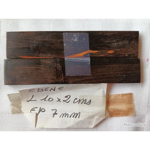 Plaquettes bois d'�b�ne vein�.