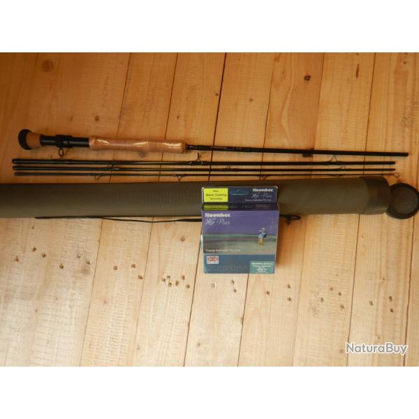 Canne � mouche Marryat France Evolution 9' #10 + soie Snowbee