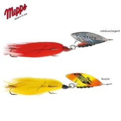 Cuiller MEPPS giant tandem rainbow/argent