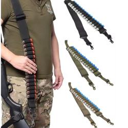 ENCHERE 1 EURO / Bretelle Cartouchi&egrave;re Coloris au Choix