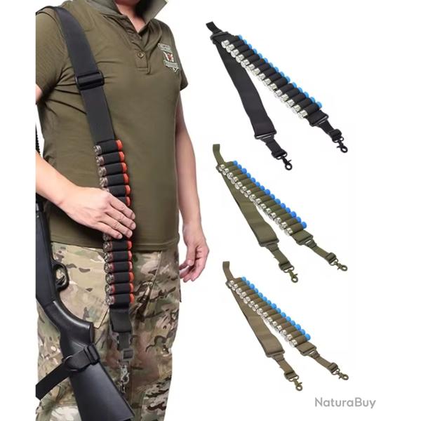 ENCHERE 1 EURO / Bretelle Cartouchi�re Coloris au Choix