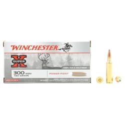 20 munitions Winchester Super X 180 Gr, cal .300 WSM