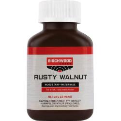 Birchwood Casey - Huile et Teinture pour bois Rusty Walnut - couleur noyer rouge - 90ml