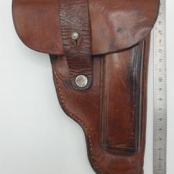 Holster cuir CZ 27 pour l'arm&eacute;e Allemande - Dat&eacute; de 1944.