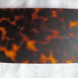 Plaquette ac&eacute;tate de cellulose.Imitation &eacute;caille de tortue.