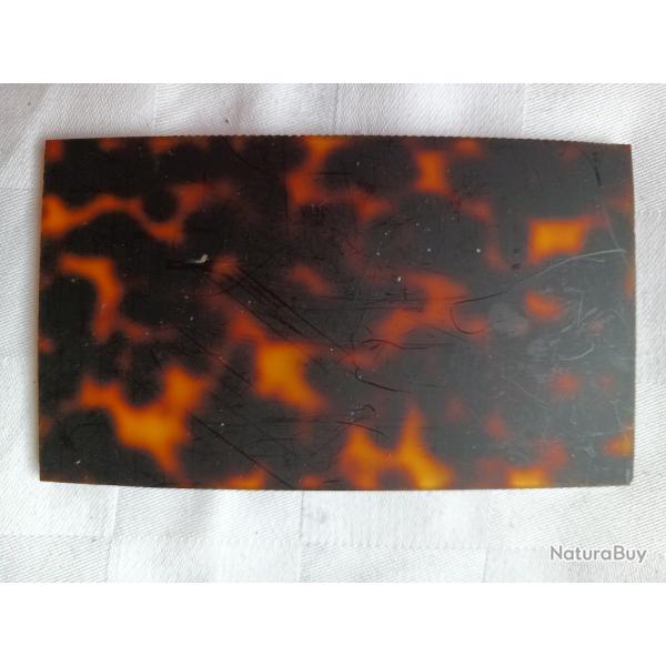 Plaquette ac�tate de cellulose.Imitation �caille de tortue.