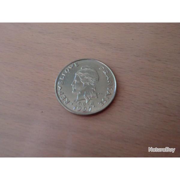 monnaie 10 francs polyn�sie fran�aise  1997