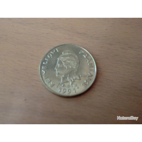 monnaie 10 francs polyn�sie fran�aise  1991