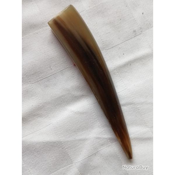 Manche en pointe de corne blonde pour coutea