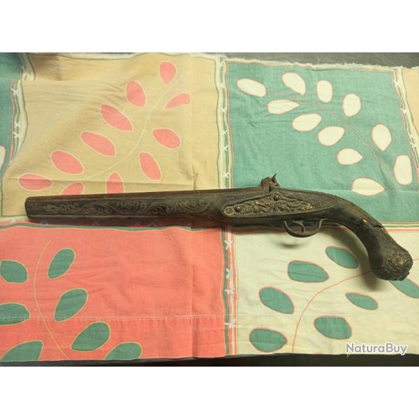 pistolet silex d�co a retap�