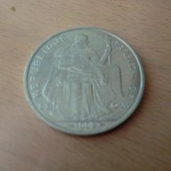 monnaie 5 F polyn&eacute;sie fran&ccedil;aise  1998 alu
