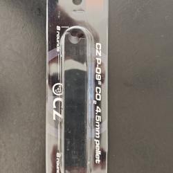 Chargeur 16 coups &agrave; billes acier et plombs diabolo 4,5 mm pour r&eacute;plique CZ-P09