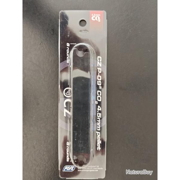 Chargeur 16 coups � billes acier et plombs diabolo 4,5 mm pour r�plique CZ-P09