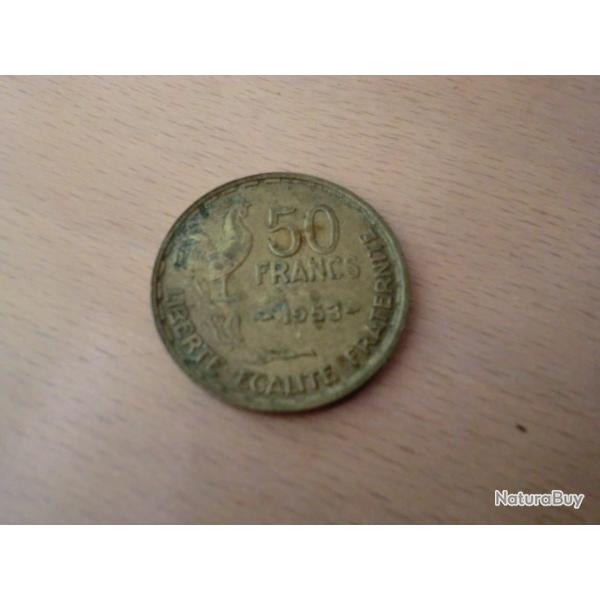 monnaie r�publique fran�aise  50 francs  1953