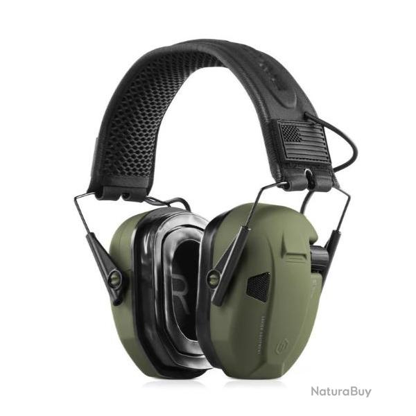 Casque Anti Bruit Electroniques Apollo - Savior OD Green