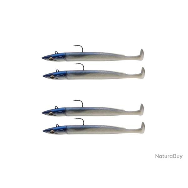 Leurre souple pr�-plomb� 30 g 150 mm lot de 4 leurres  Naturel Id�ale P�che en Mer