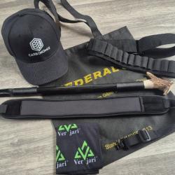 lot chasse fouet bois cerf