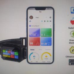 Collier anti-fugue ROG area 2 avec application de dressage