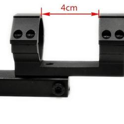 &eacute;quipez votre carabine kipplauf ba&iuml;kal d'une lunette ....MONTAGE  DECALE  POUR ANNEAU 25,4 mm