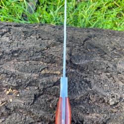 Couteau de d&eacute;coupe acier 440 - lame martel&eacute;e