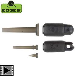 Kit de Montage Fox Edges Naturals Heli-Clip (par 3)