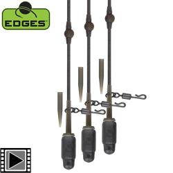 Kit Montage Fox Edges Tuff Tungsten Tubing Heli-Clip (par 3)